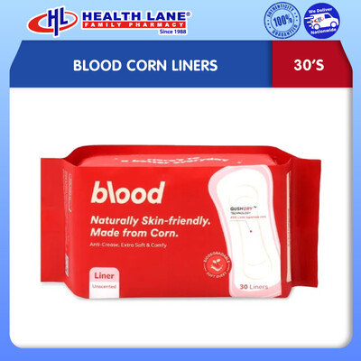 BLOOD CORN LINERS (30'S)